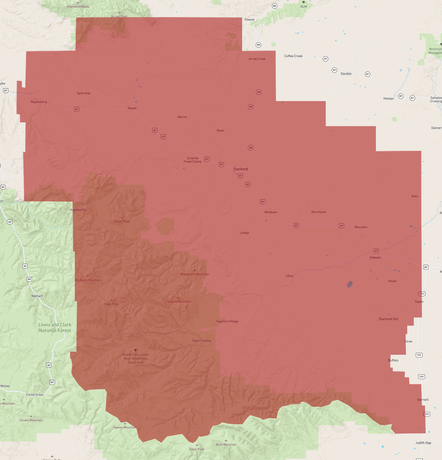 Montana Judith Basin County