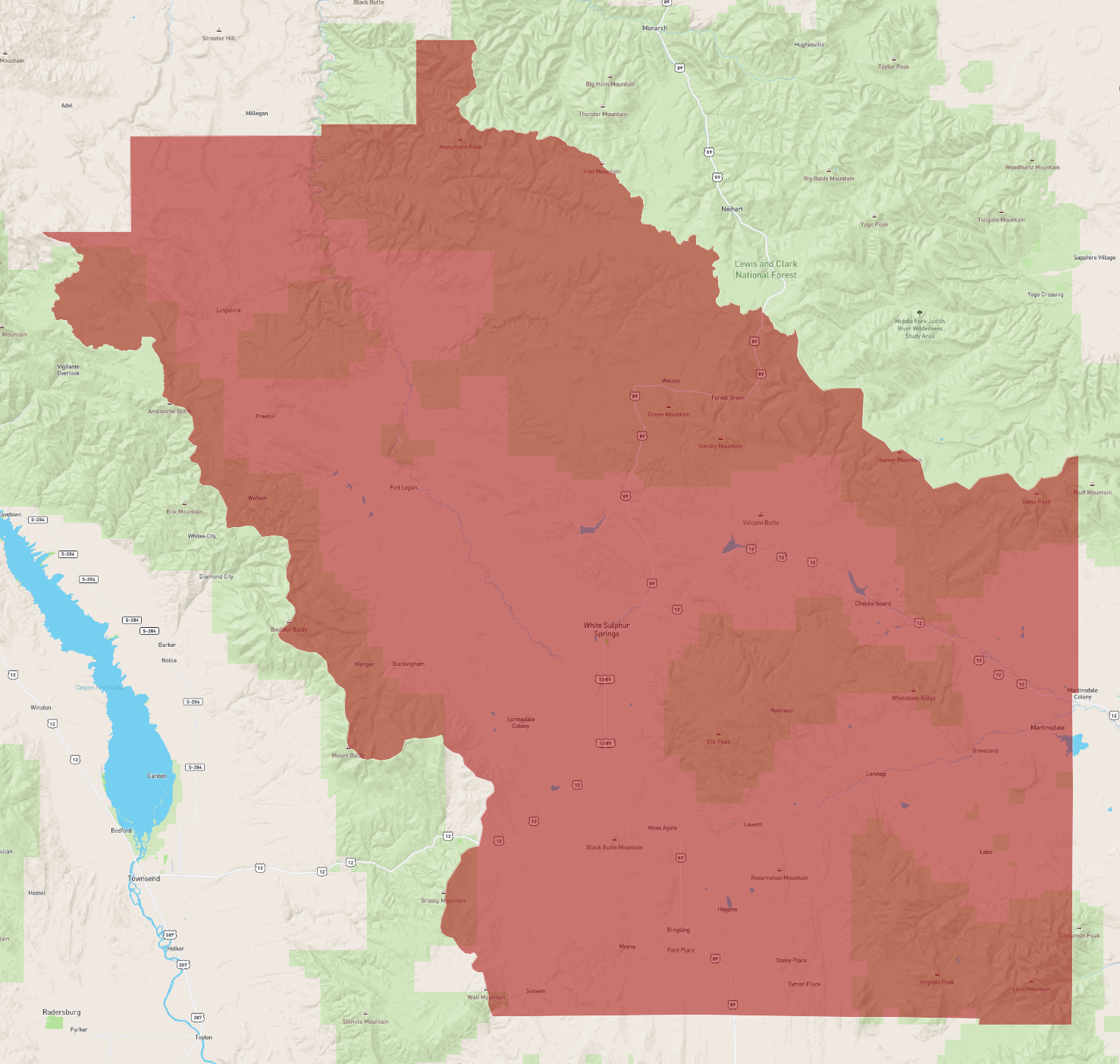 Montana Meagher County