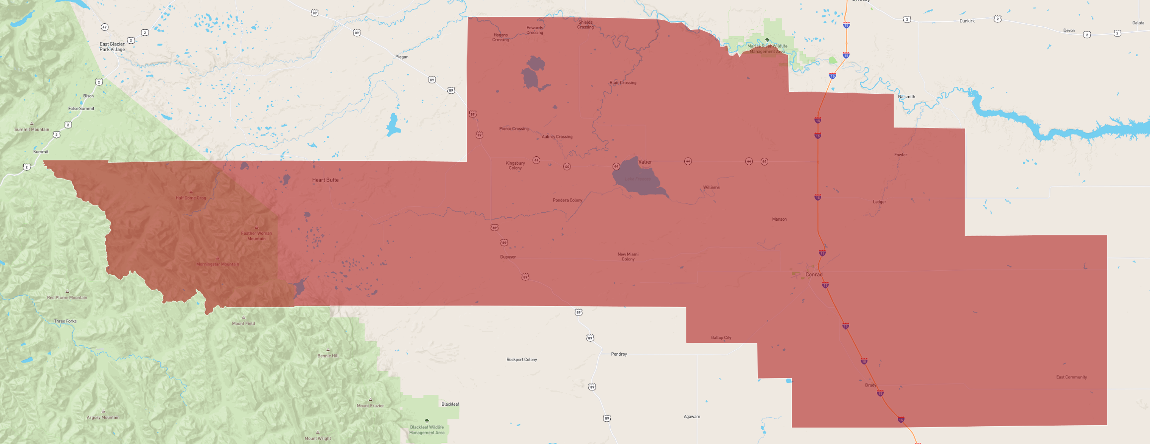 Montana Pondera County
