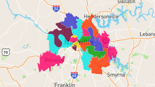 Zip Codes in Nashville Thumbnail