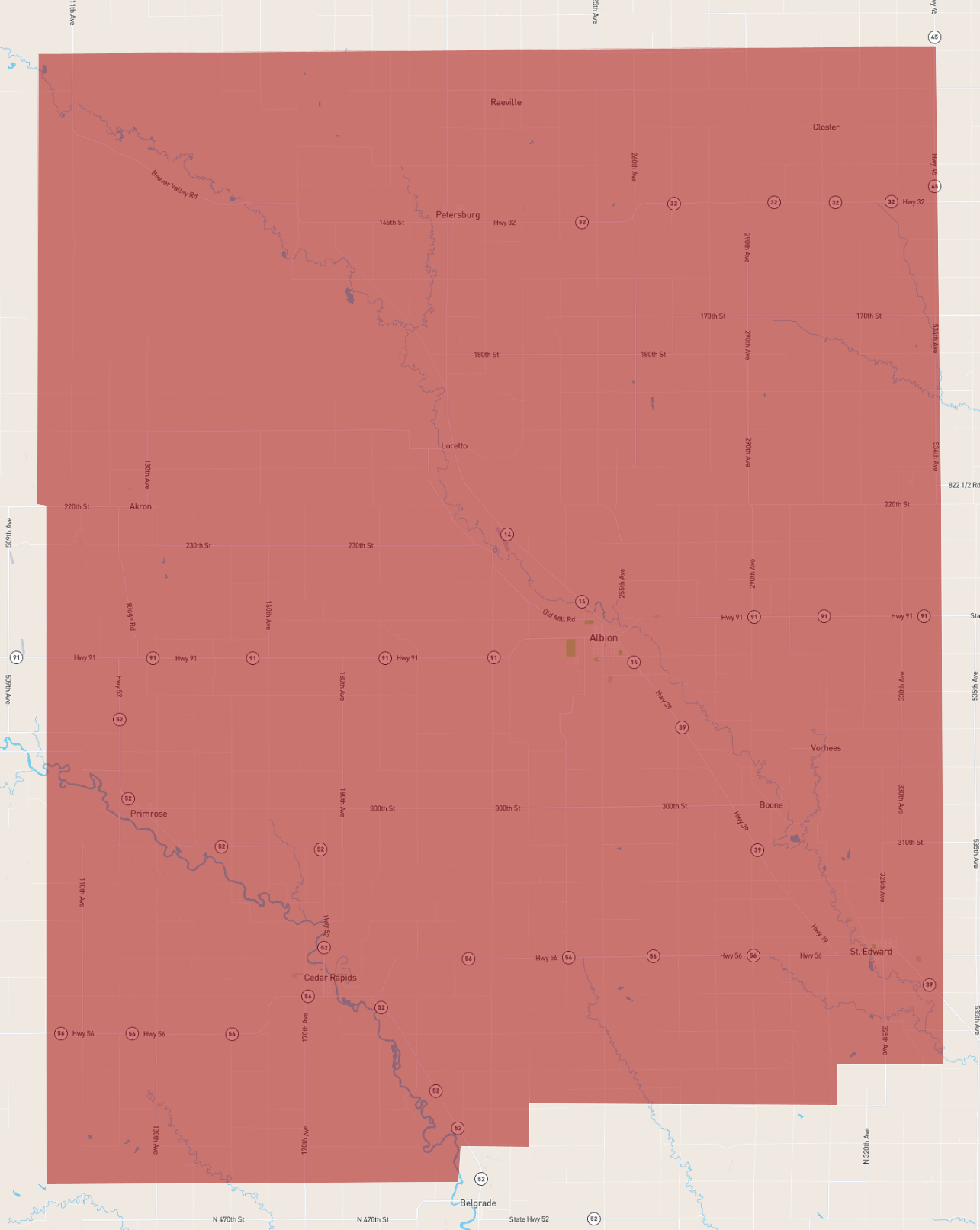 Nebraska Boone County