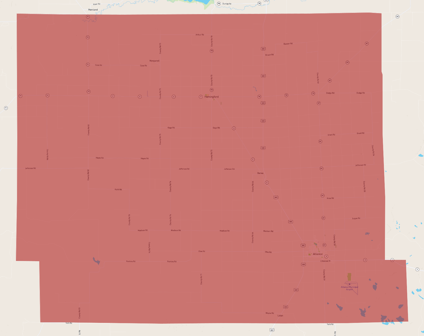 Nebraska Box Butte County