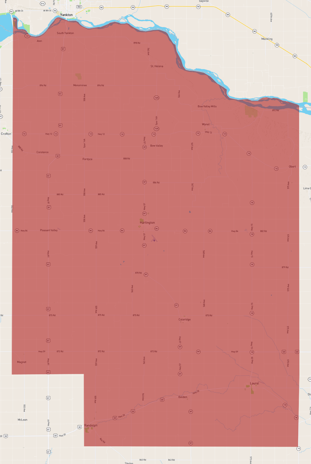 Nebraska Cedar County