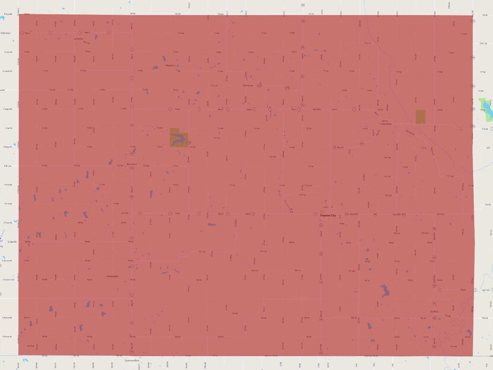 Nebraska Pawnee County