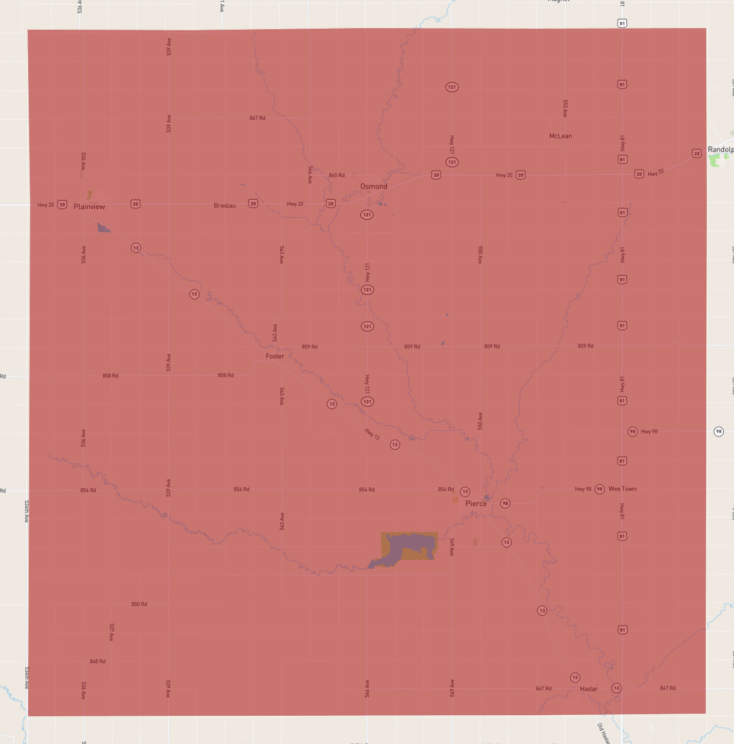 Nebraska Pierce County