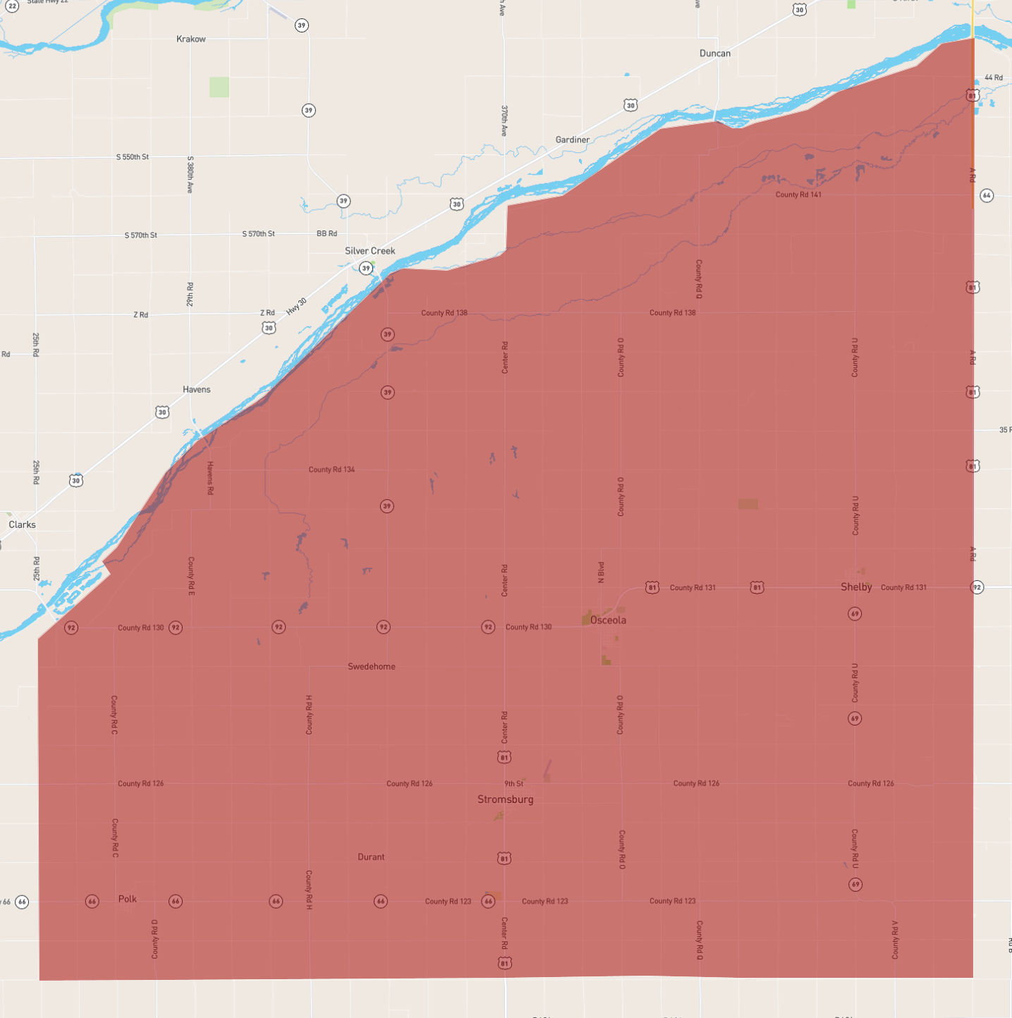 Nebraska Polk County