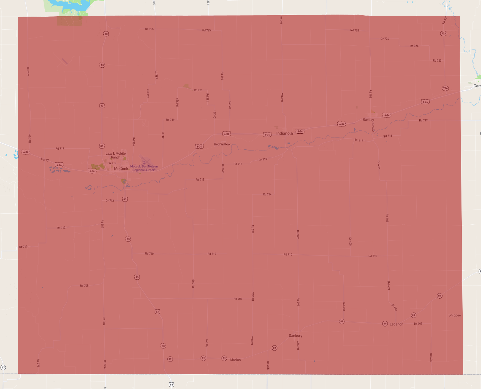 Nebraska Red Willow County