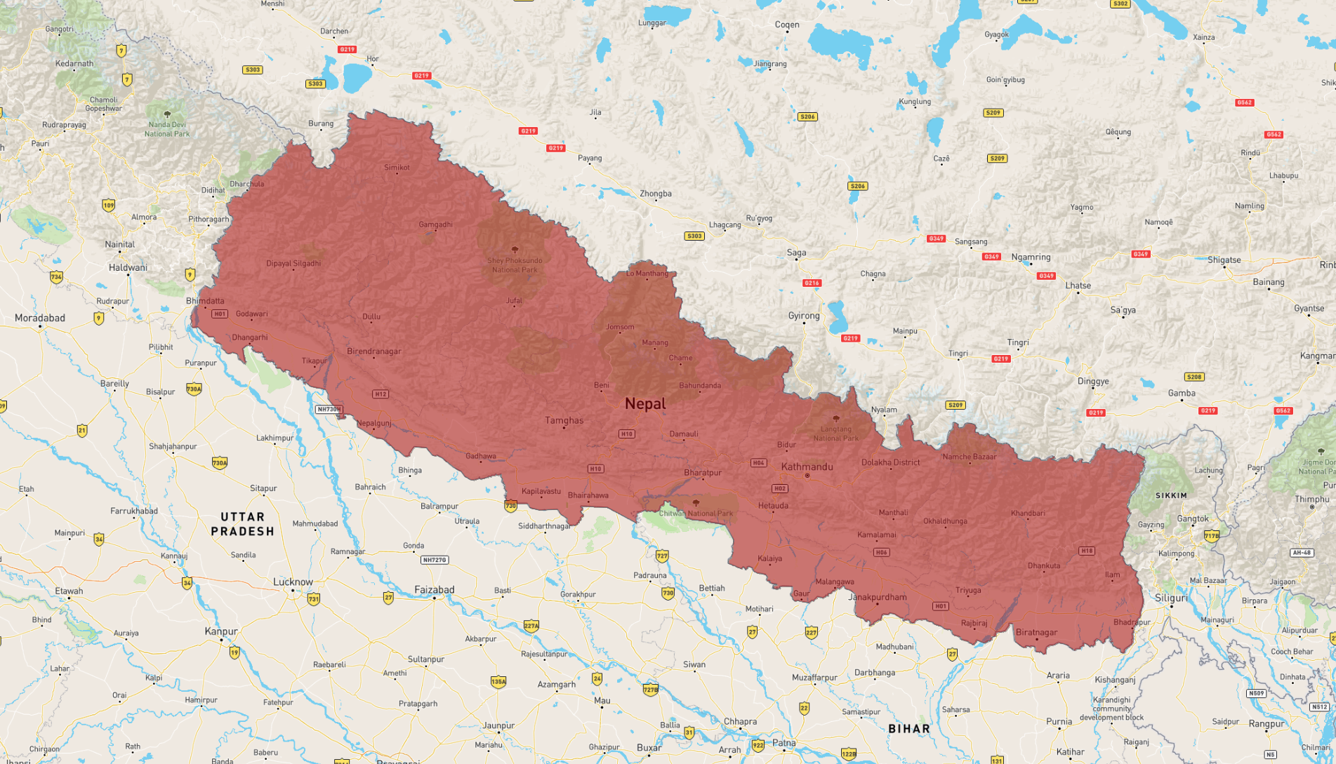 Nepal atlasbig
