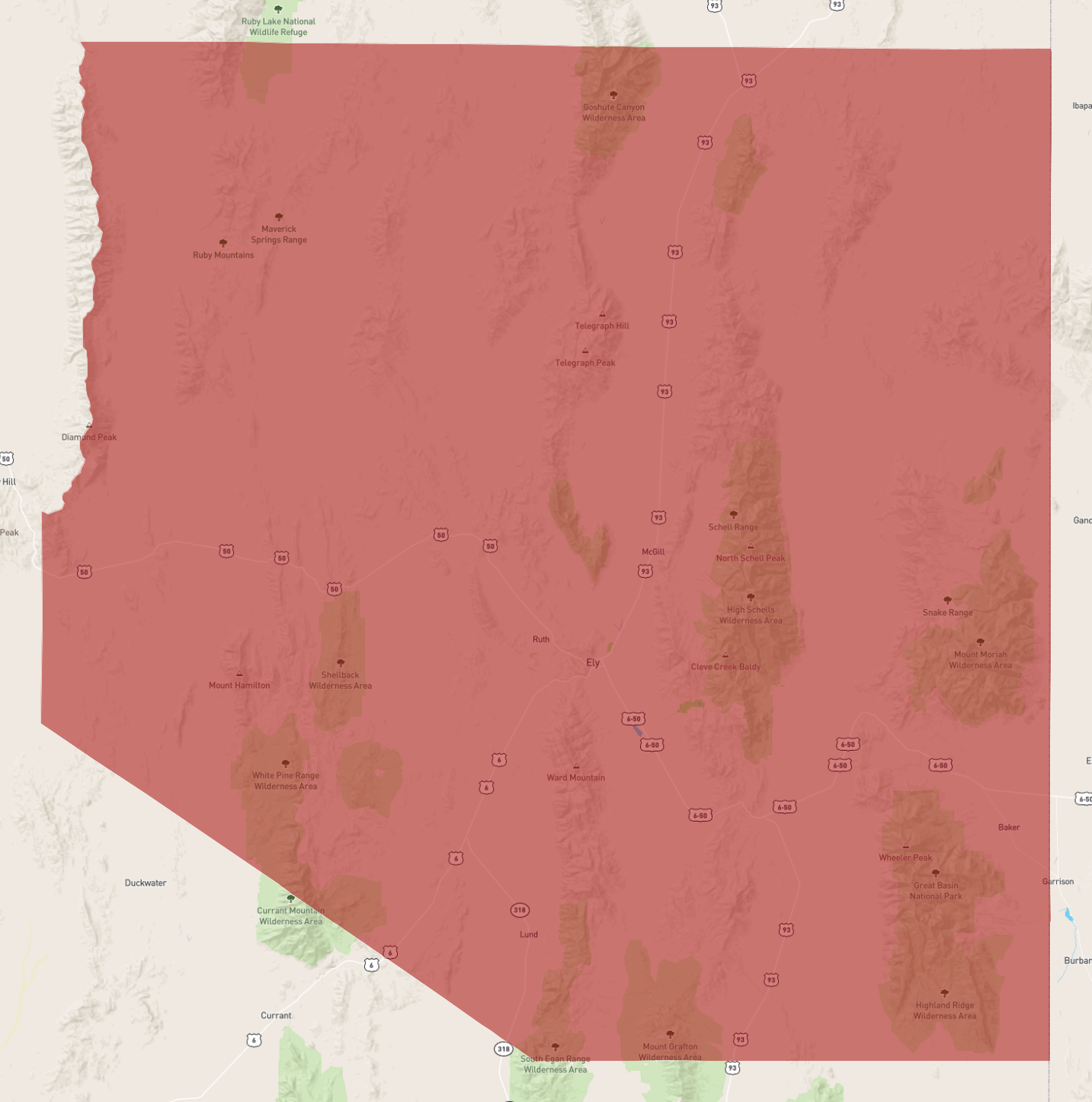 Nevada White Pine County