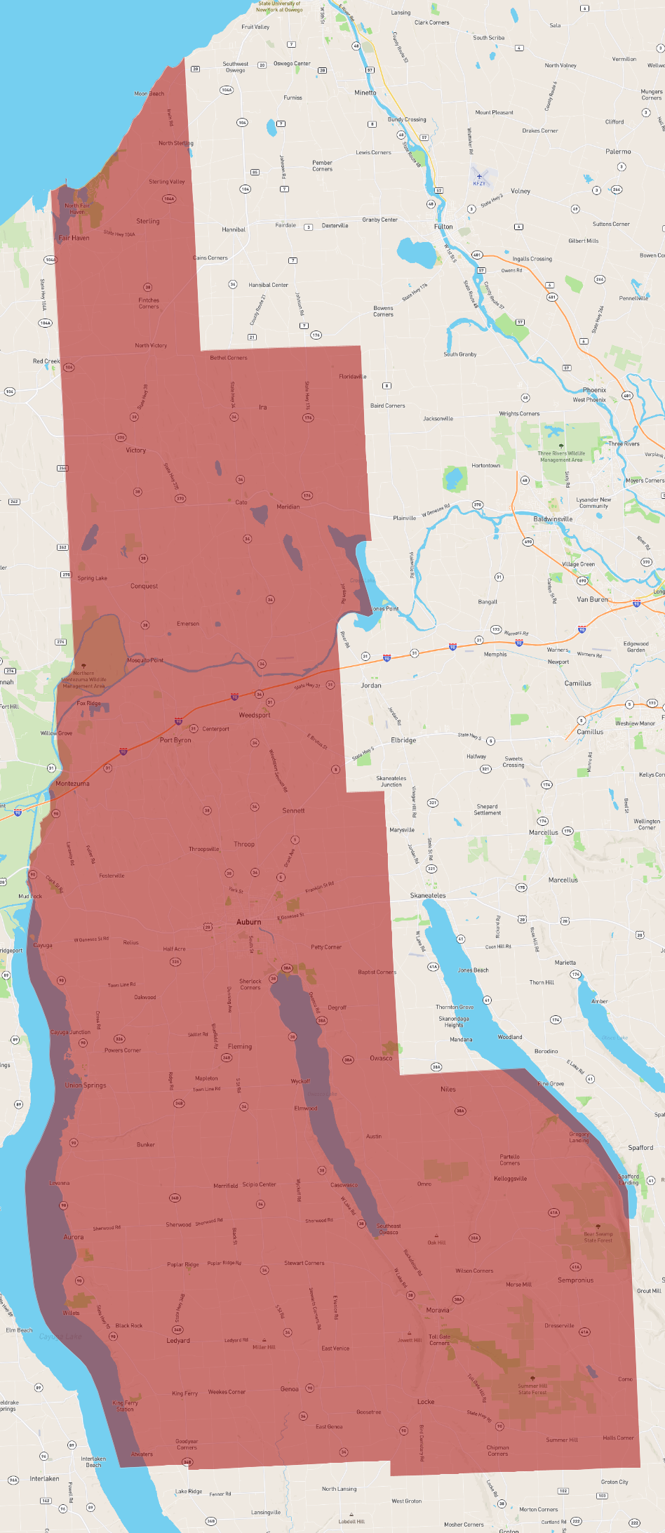 New York Cayuga County