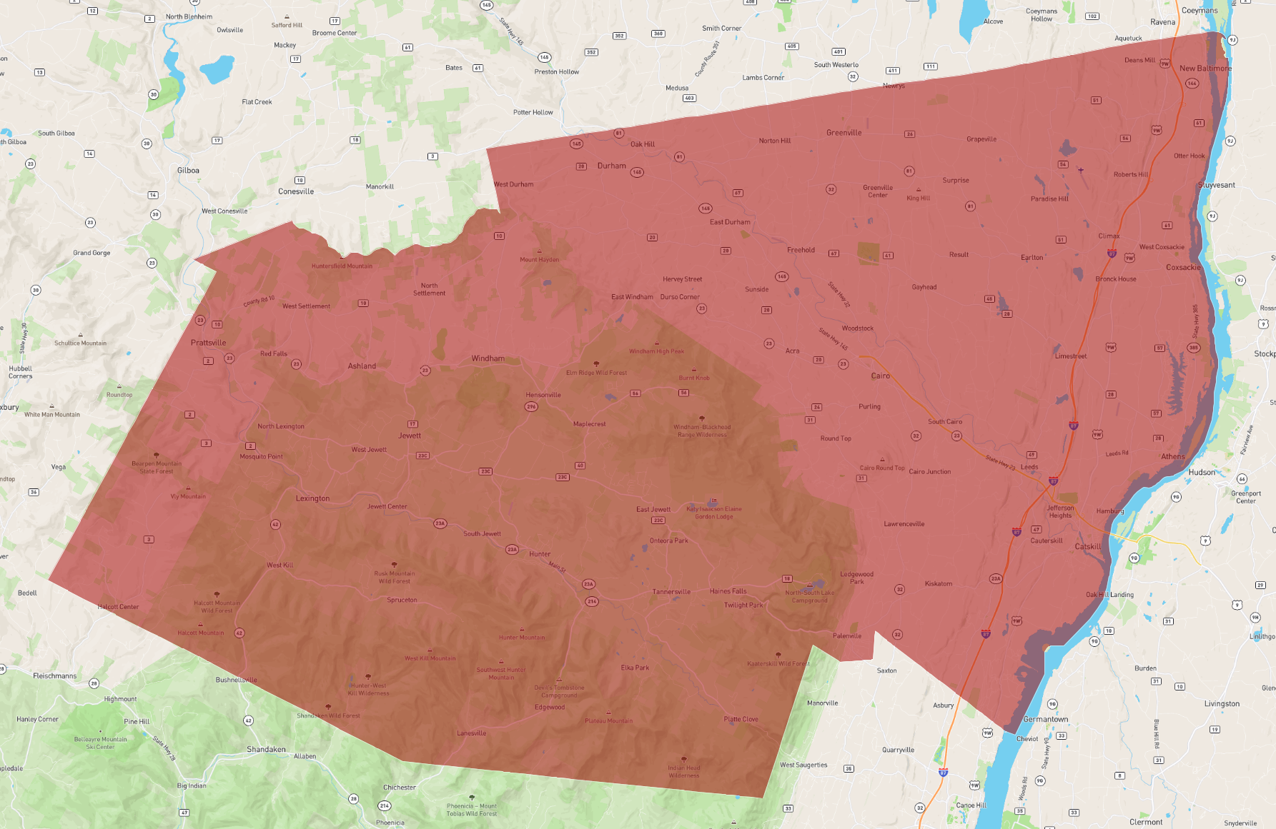 New York Greene County - AtlasBig.com