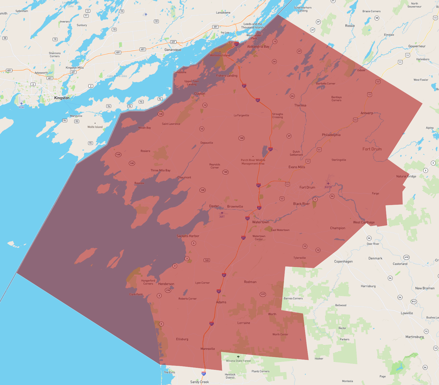 New York Jefferson County