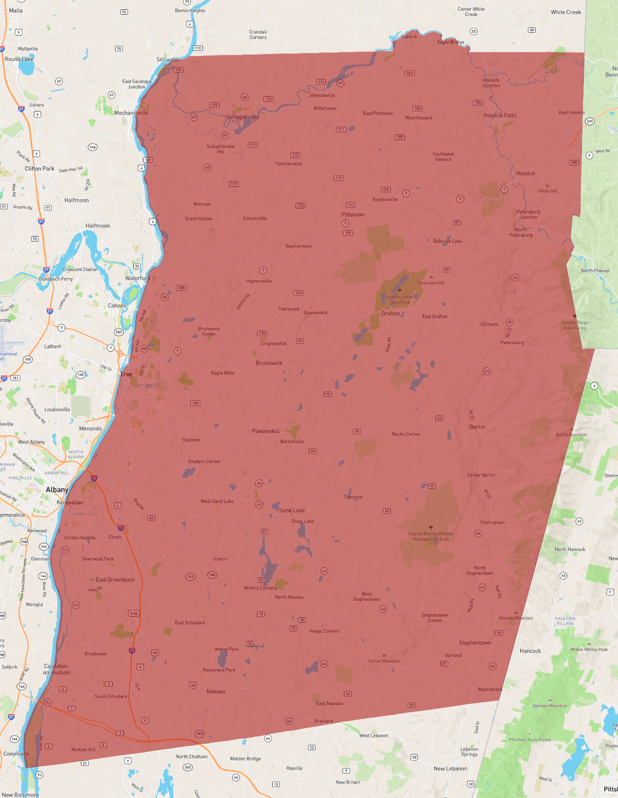 New York Rensselaer County