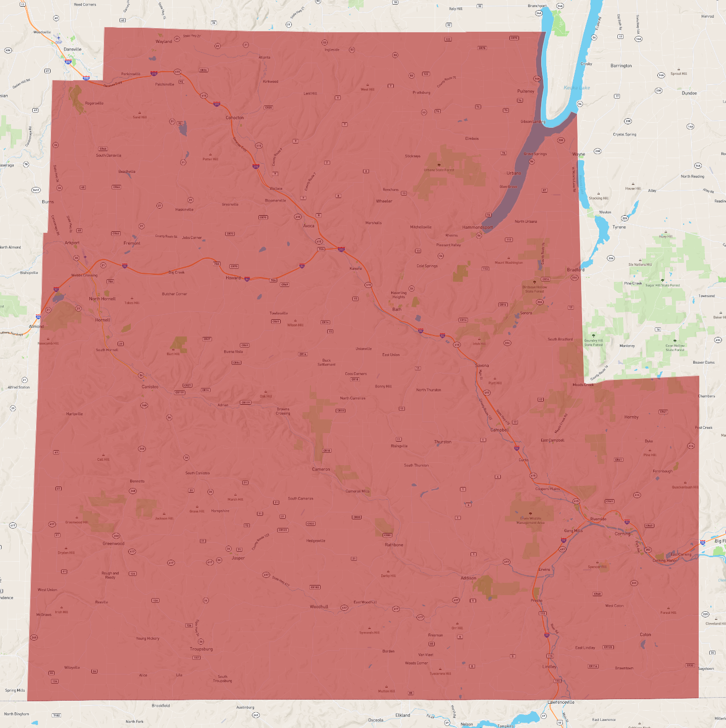 New York Steuben County