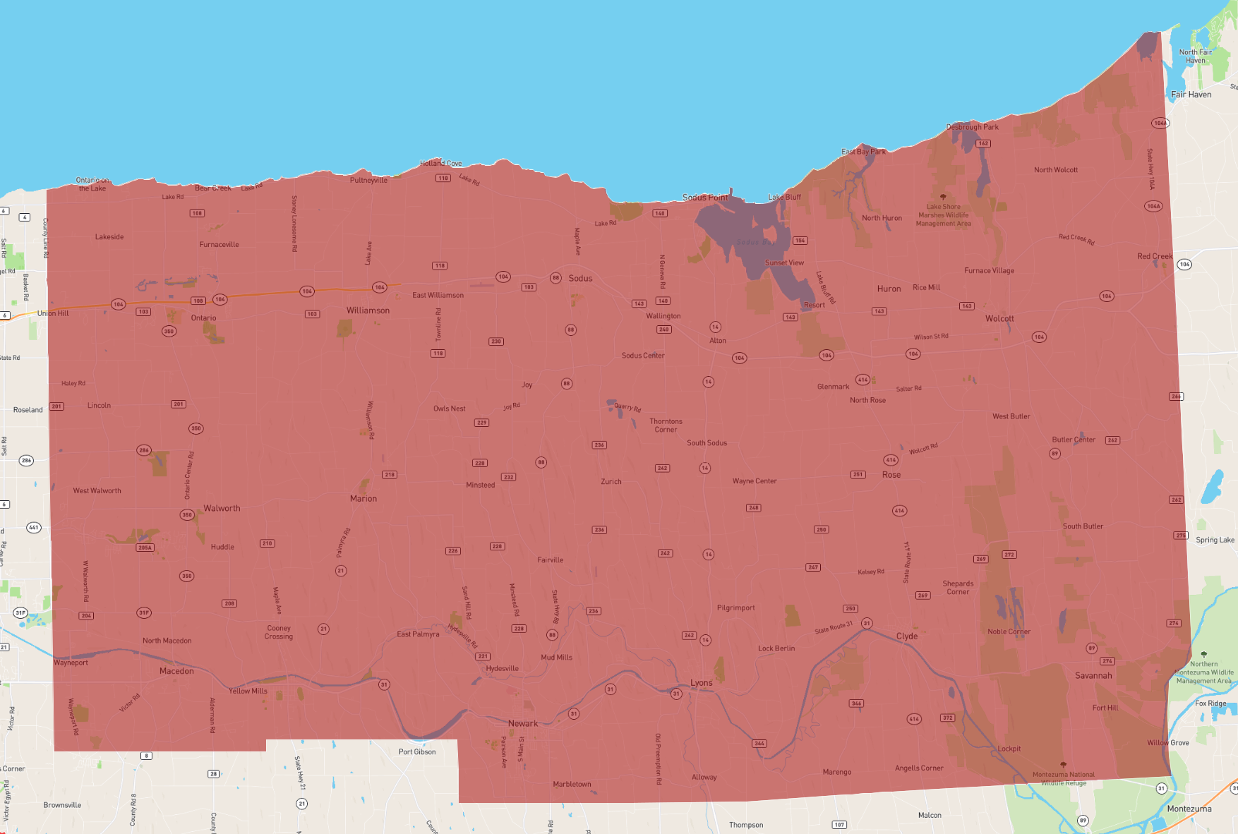 New York Wayne County