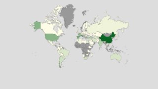 Werelddruivenproductie per land Thumbnail