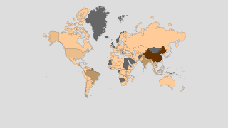 Wereldtabaksproductie per land Thumbnail