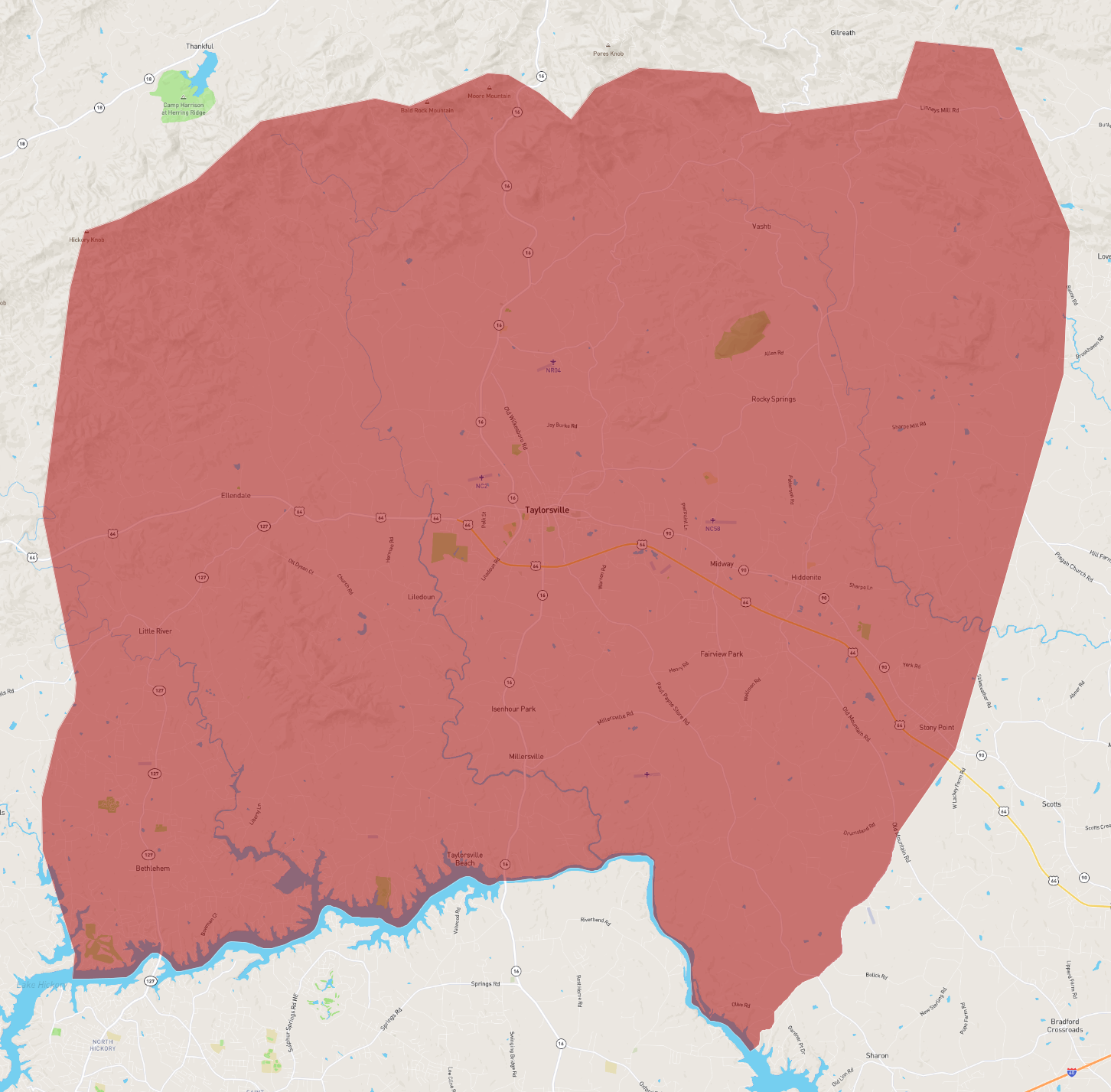 North Carolina Alexander County