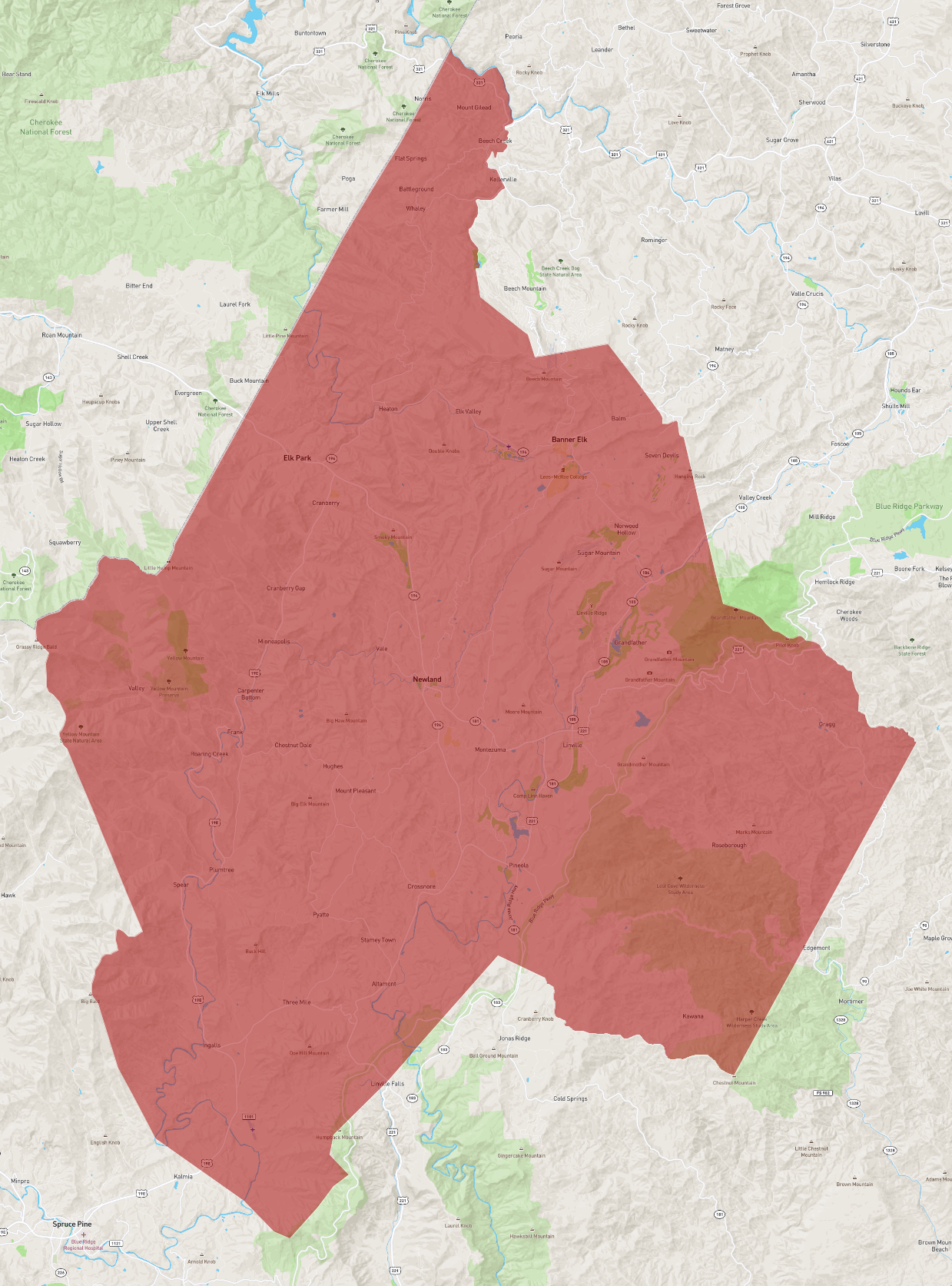 North Carolina Avery County