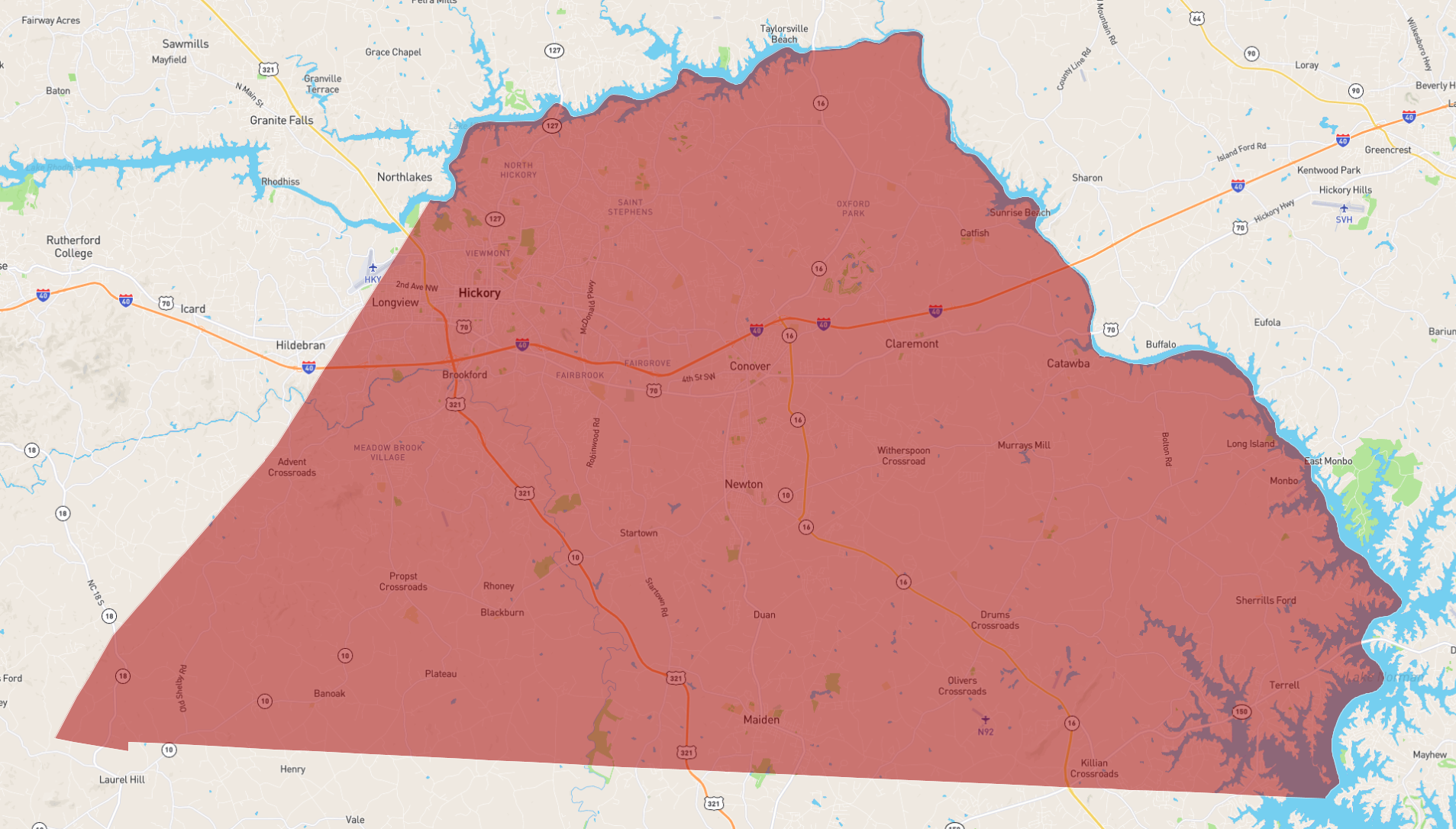 North Carolina Catawba County