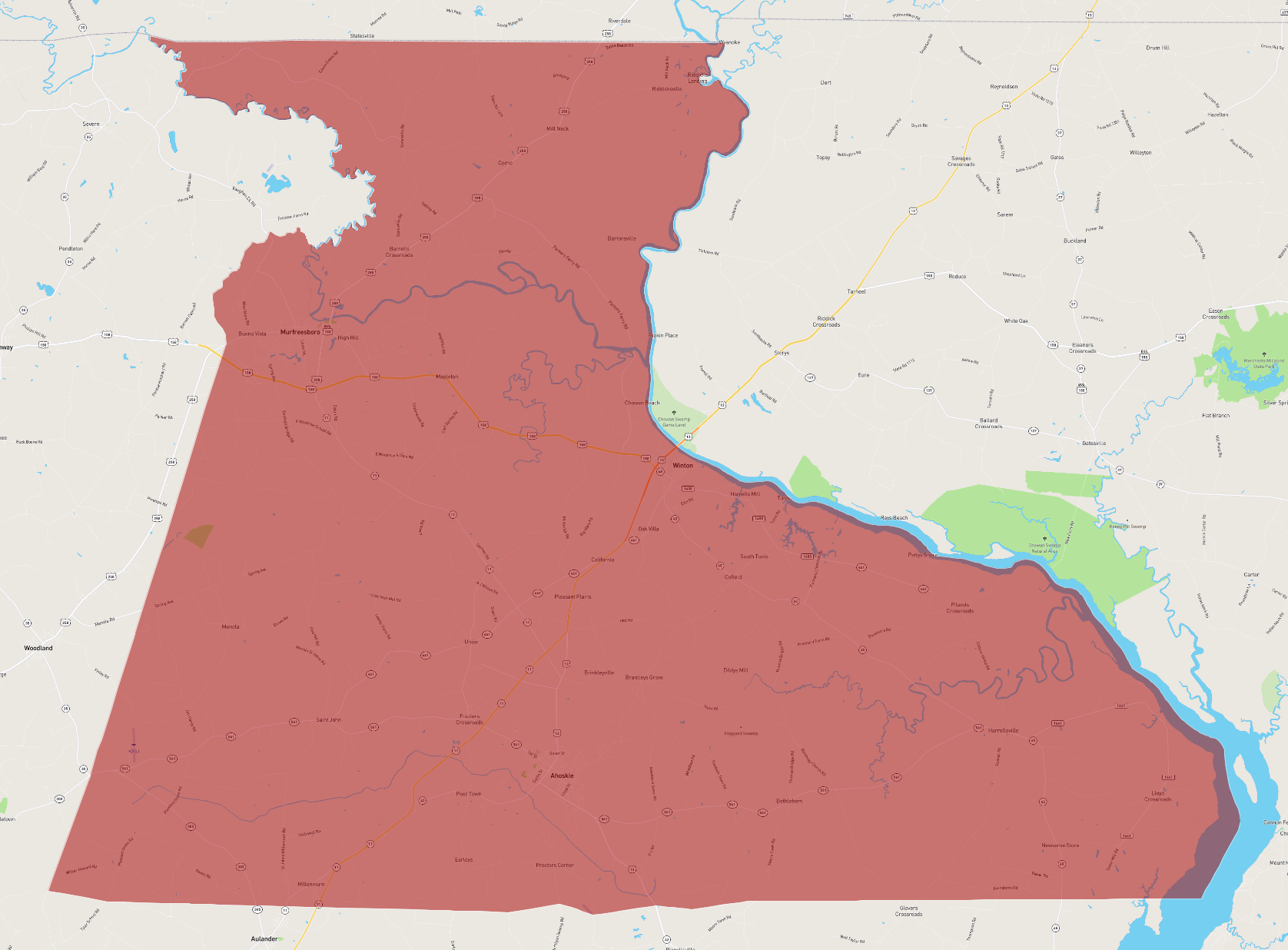 North Carolina Hertford County