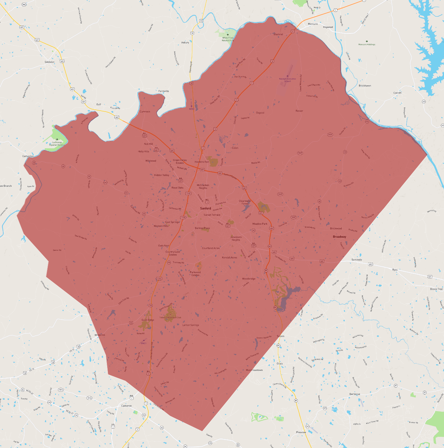 North Carolina Lee County
