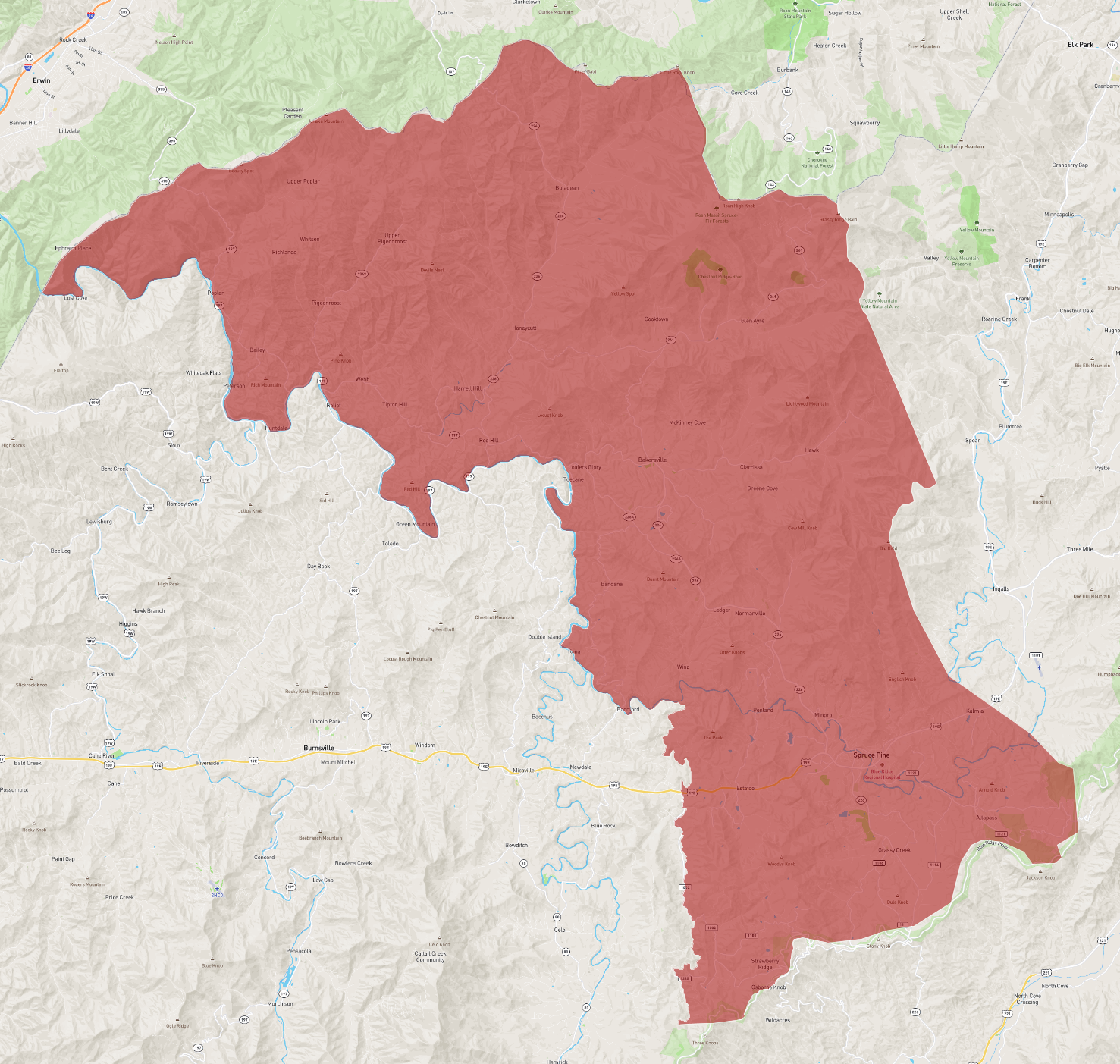 North Carolina Mitchell County
