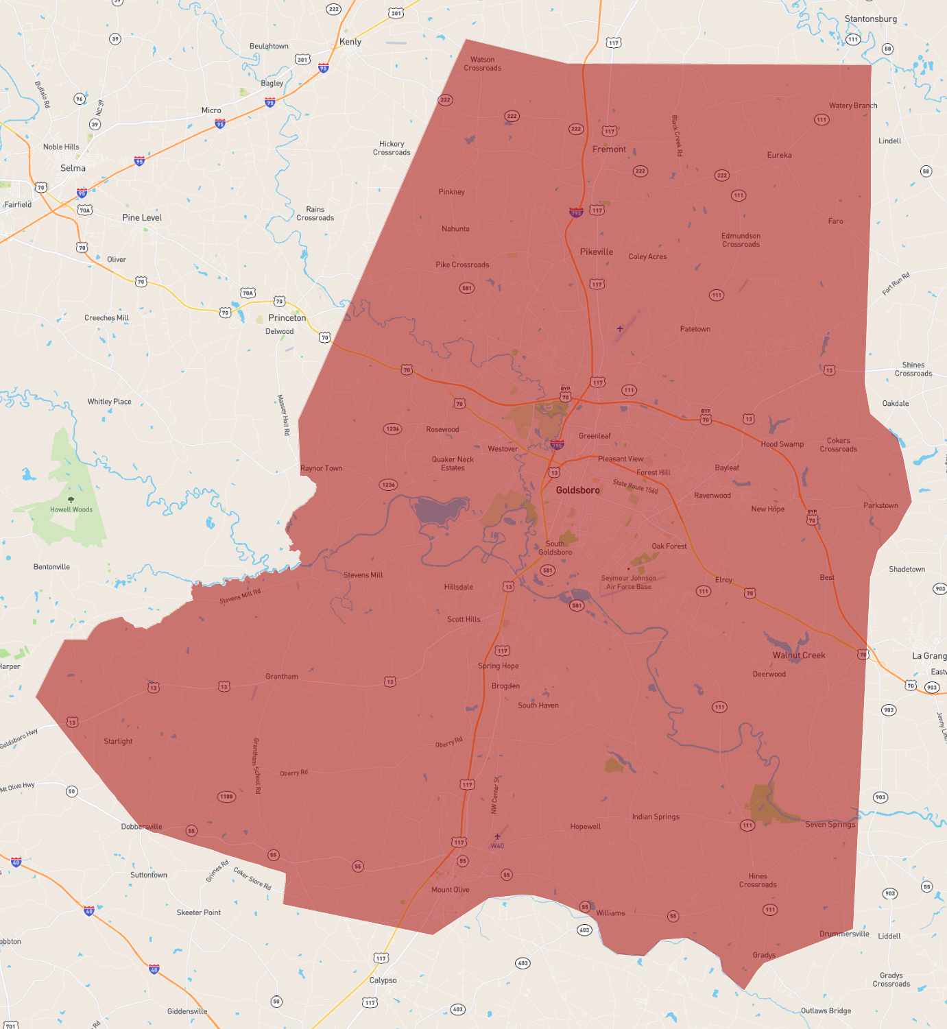 North Carolina Wayne County