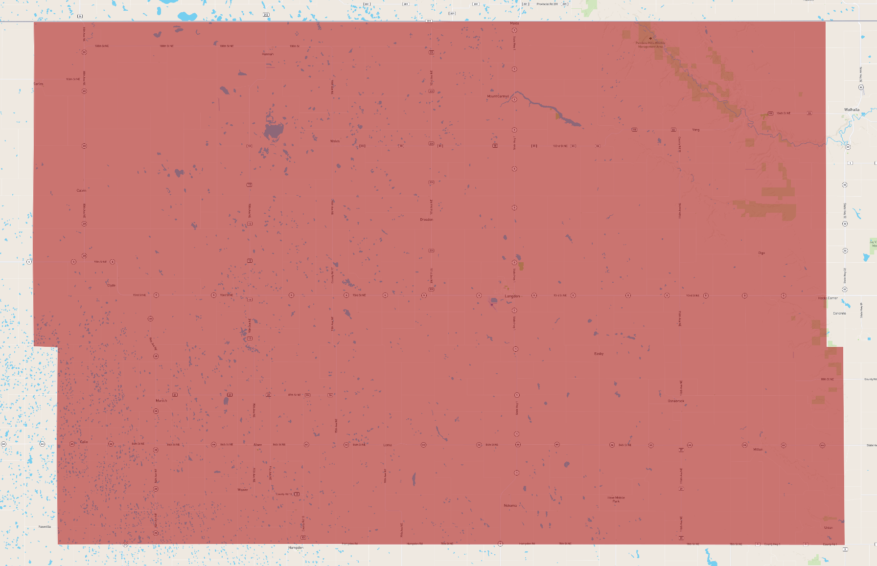 North Dakota Cavalier County