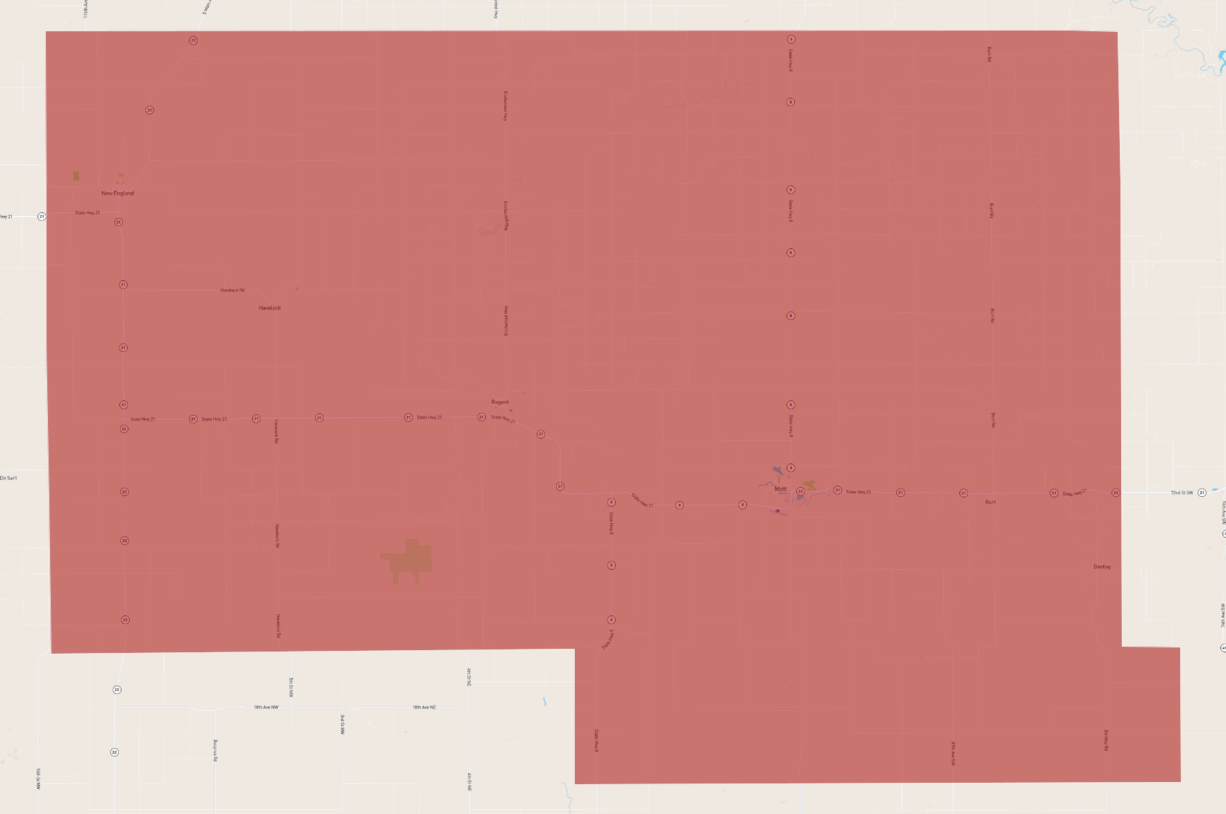 North Dakota Hettinger County