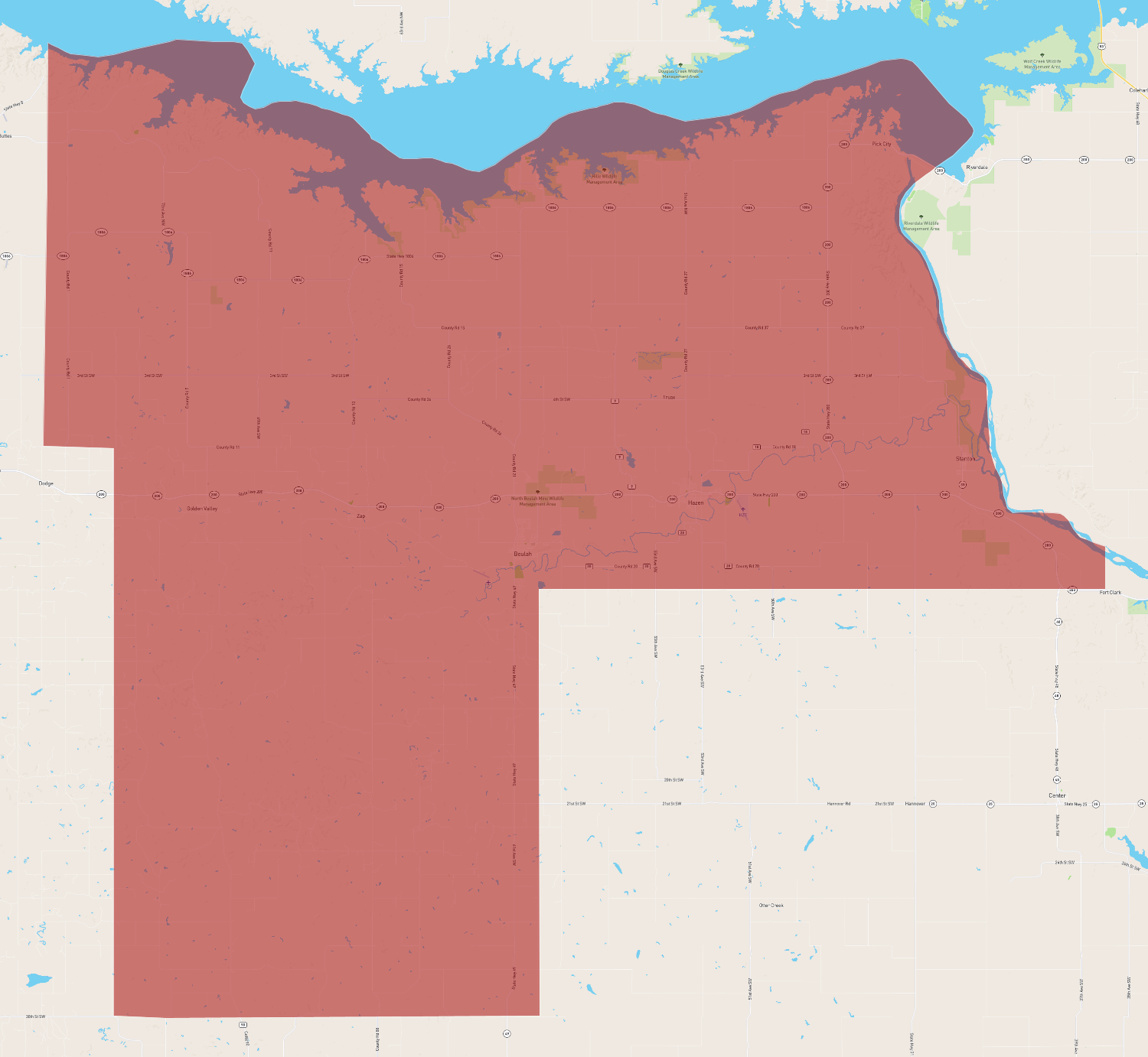 North Dakota Mercer County