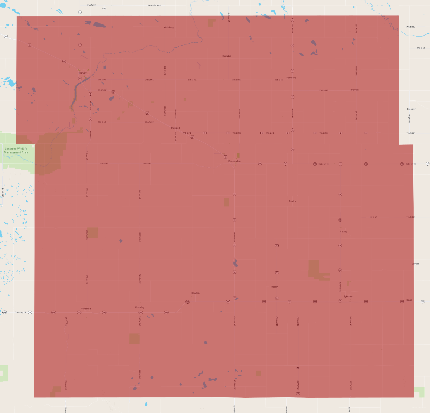 North Dakota Wells County