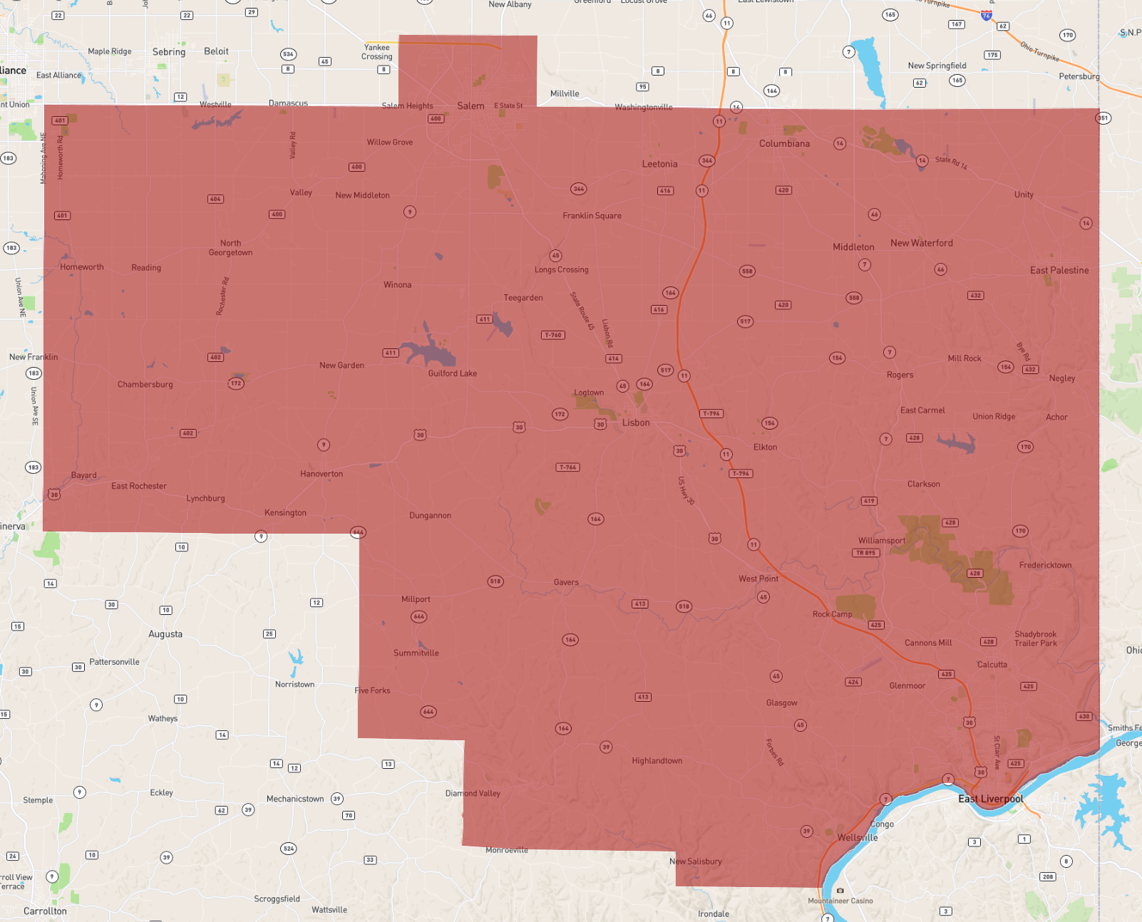 Ohio Columbiana County
