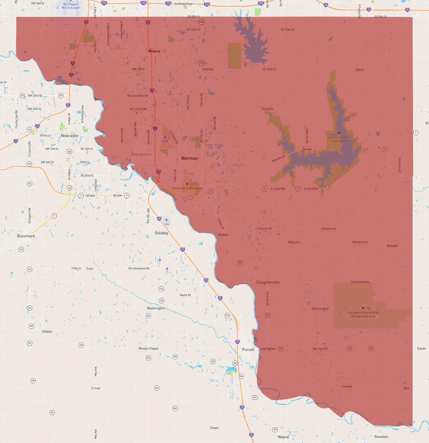 Oklahoma Cleveland County