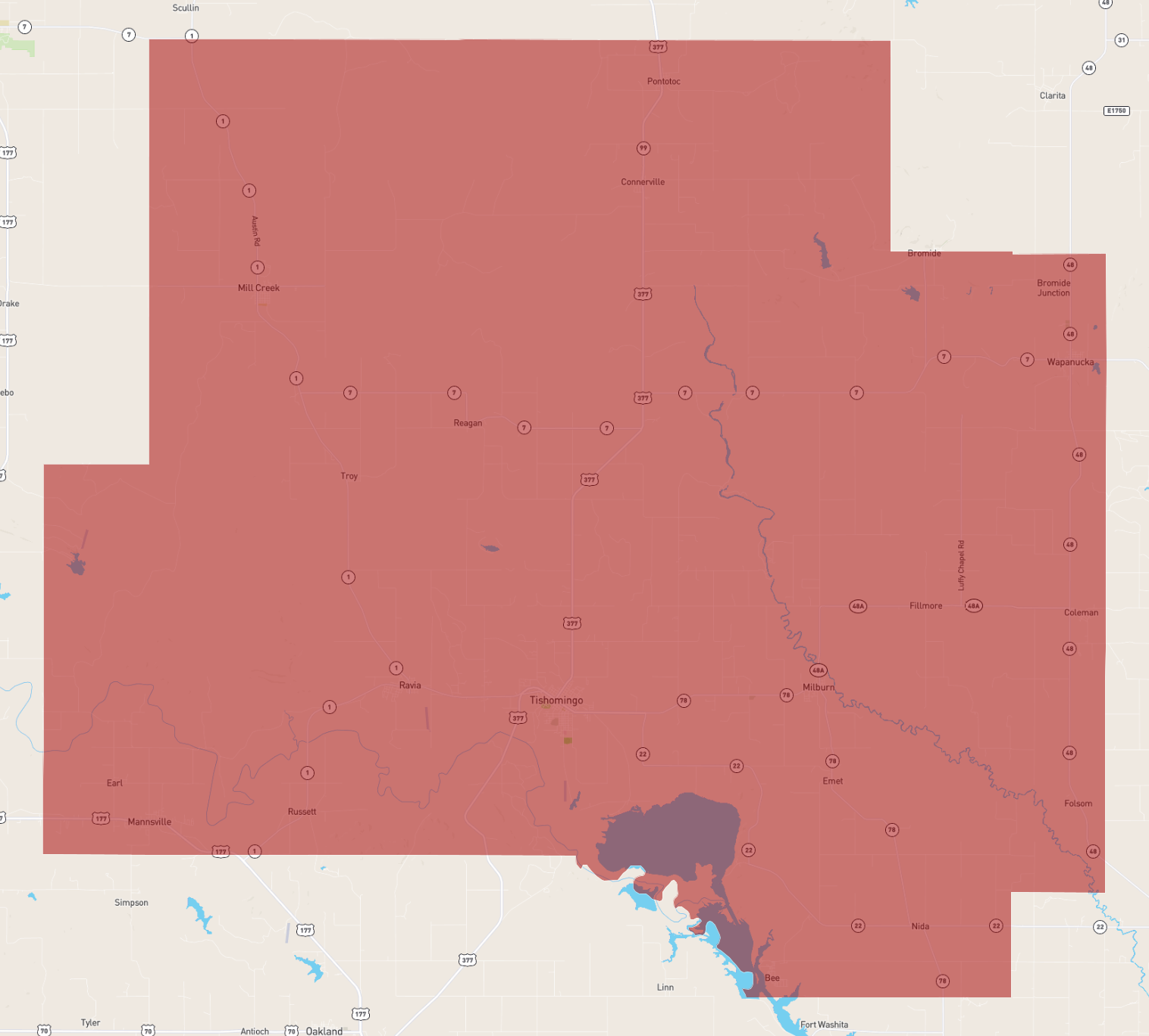 Oklahoma Johnston County