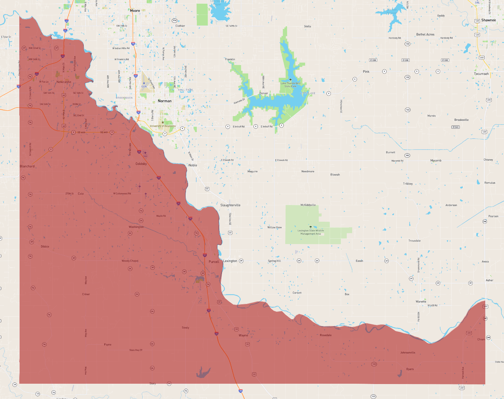 Oklahoma McClain County