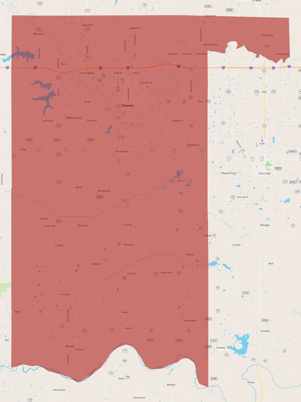 Oklahoma Pottawatomie County