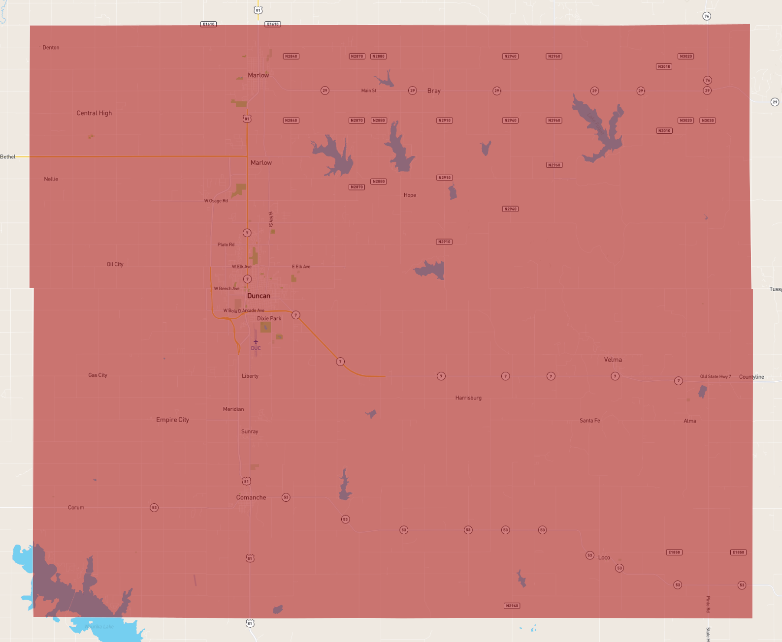 Oklahoma Stephens County