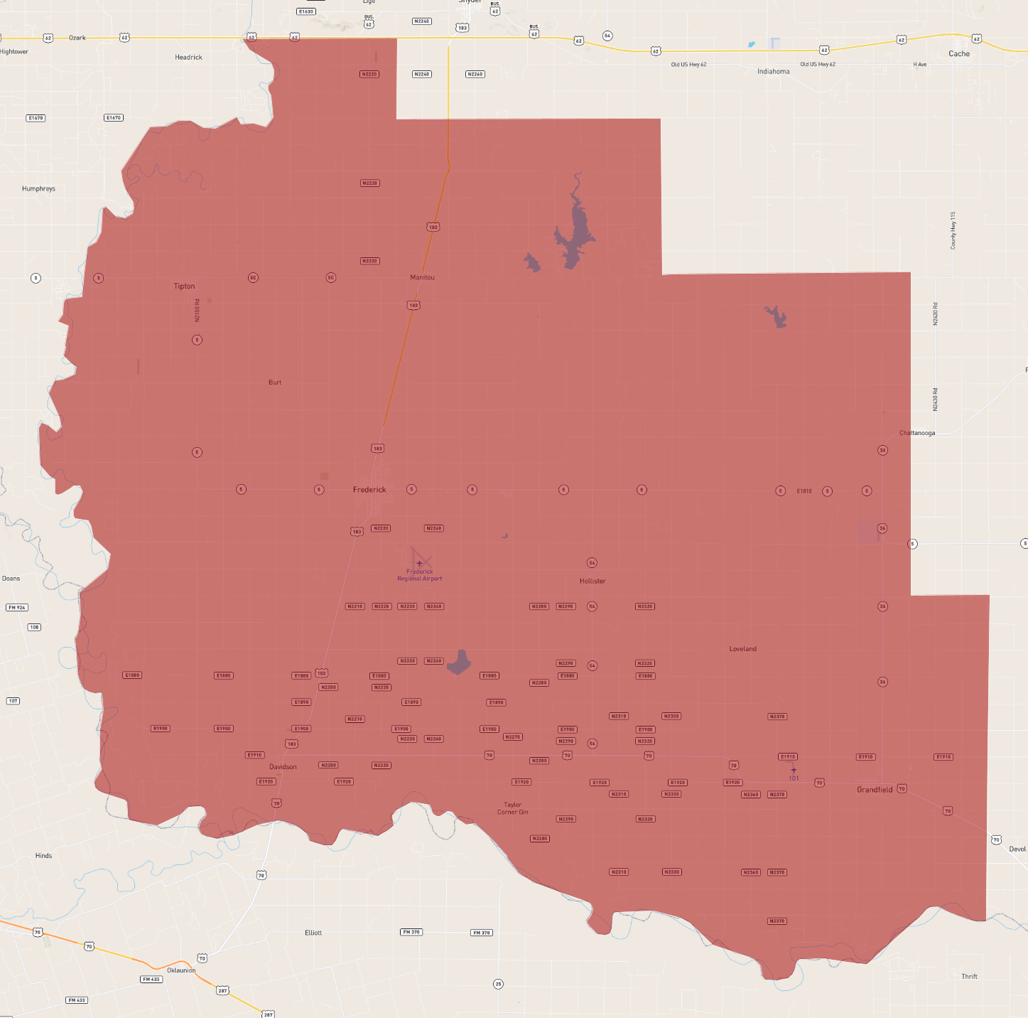 Oklahoma Tillman County