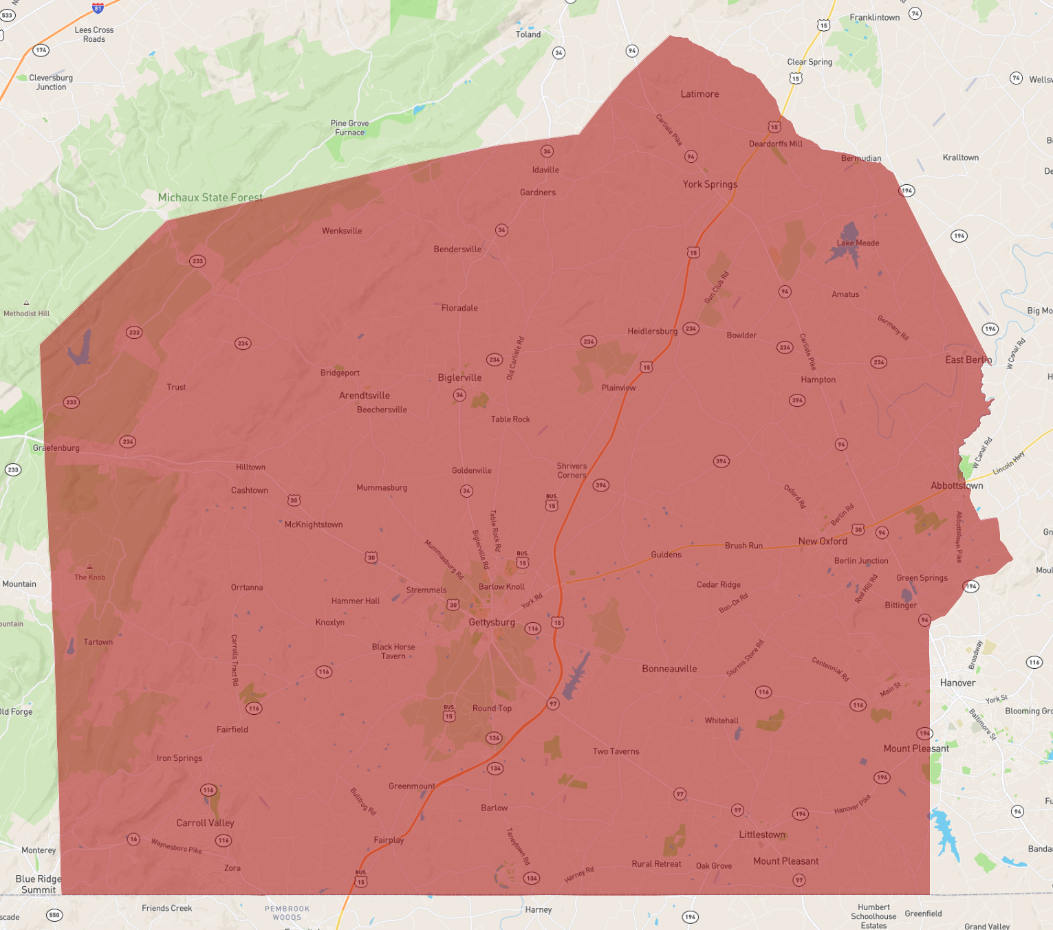 Pennsylvania Adams County