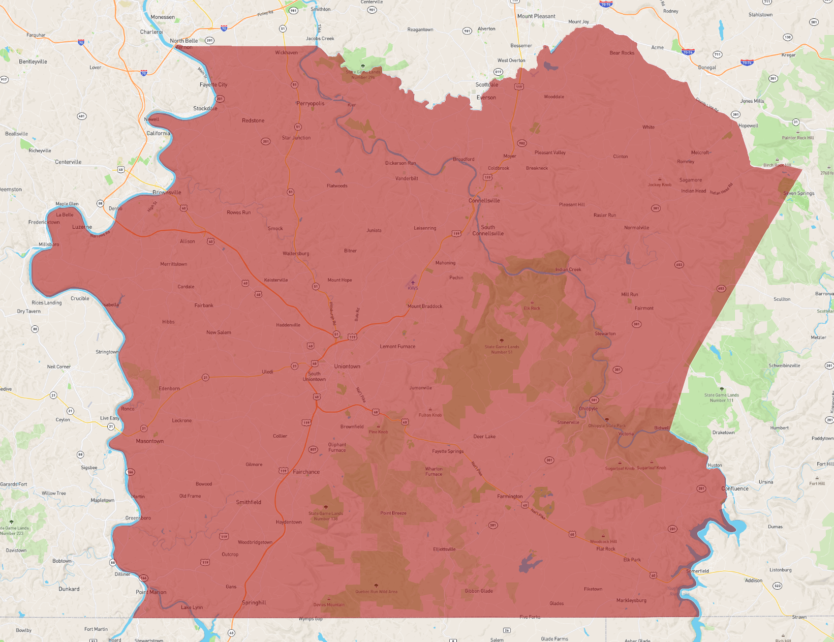 Pennsylvania Fayette County