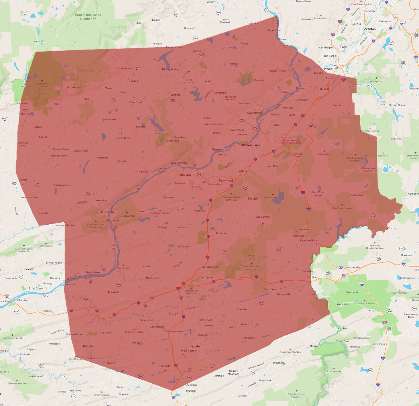 Pennsylvania Luzerne County