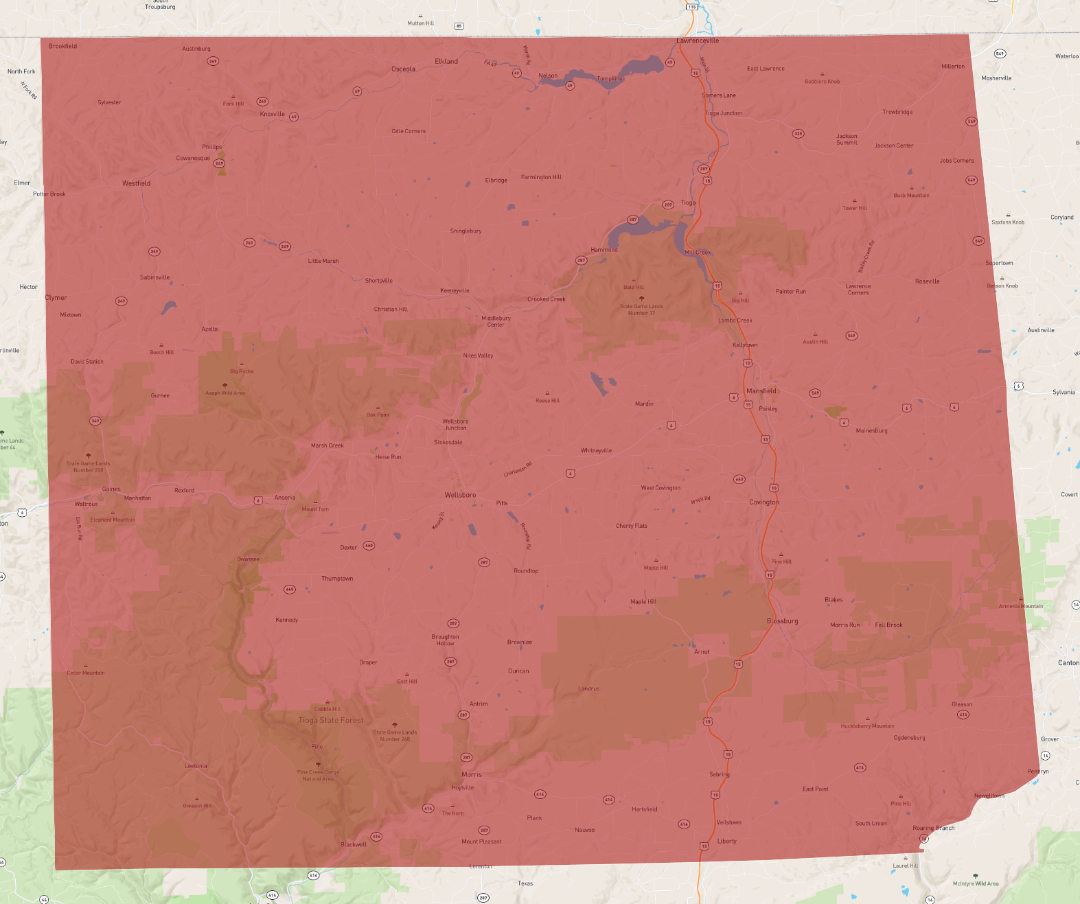 Pennsylvania Tioga County