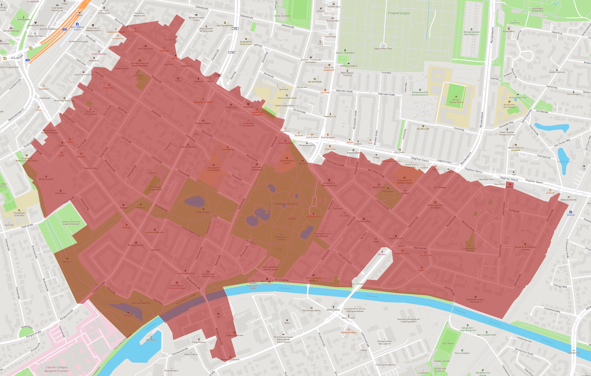 Postleitzahl 12167 - Berlin - AtlasBig.com