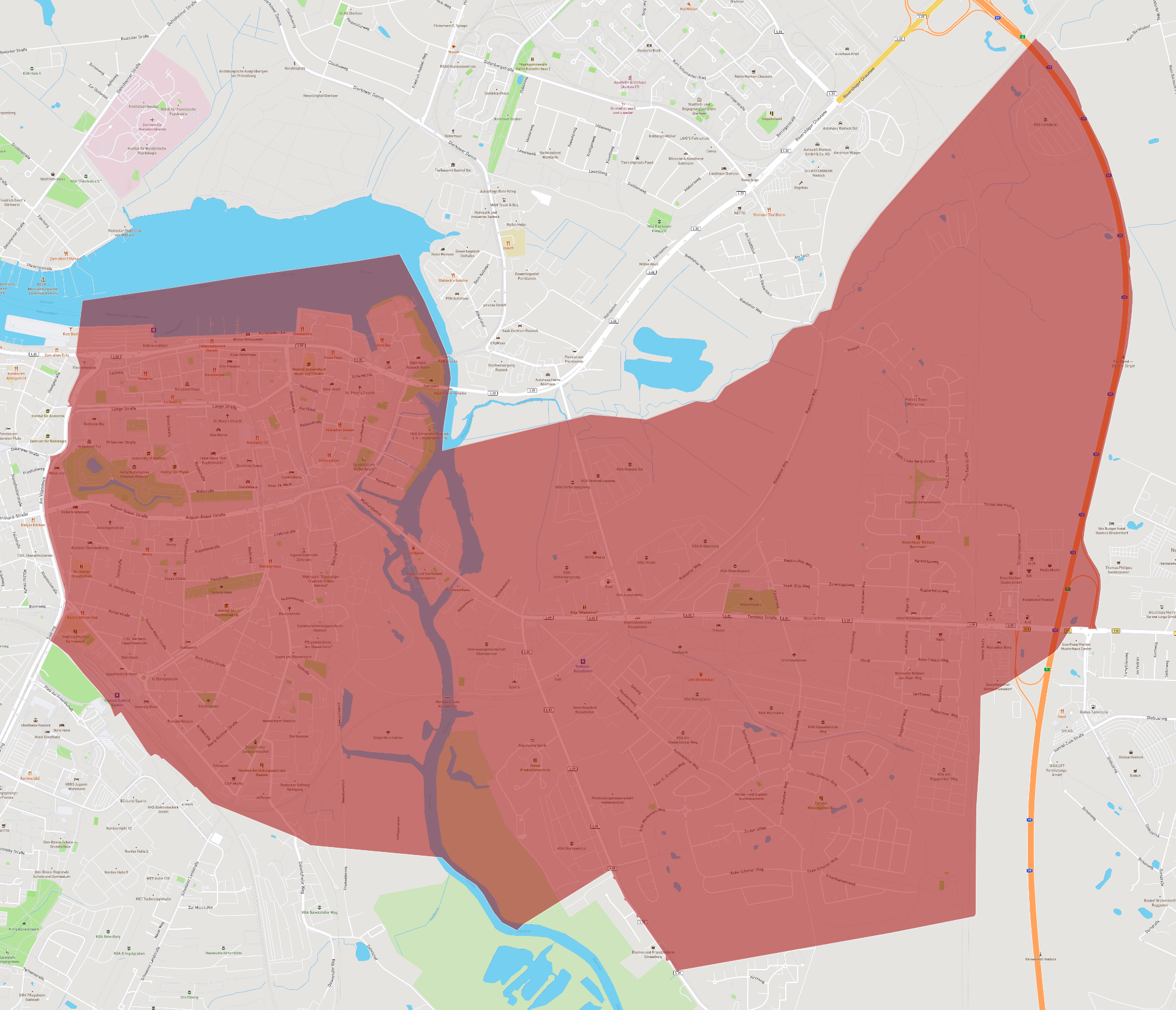 Postleitzahl 18055 Rostock
