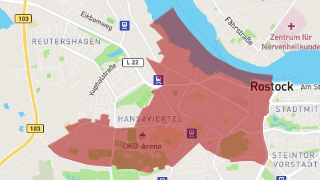 Postleitzahl 18057 - Rostock - AtlasBig.com