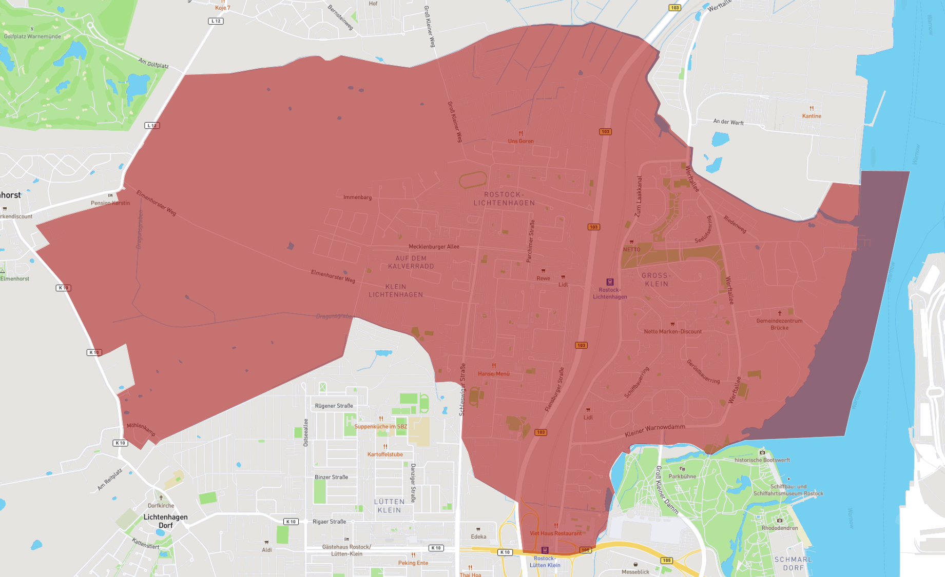 Postleitzahl 18109 Rostock