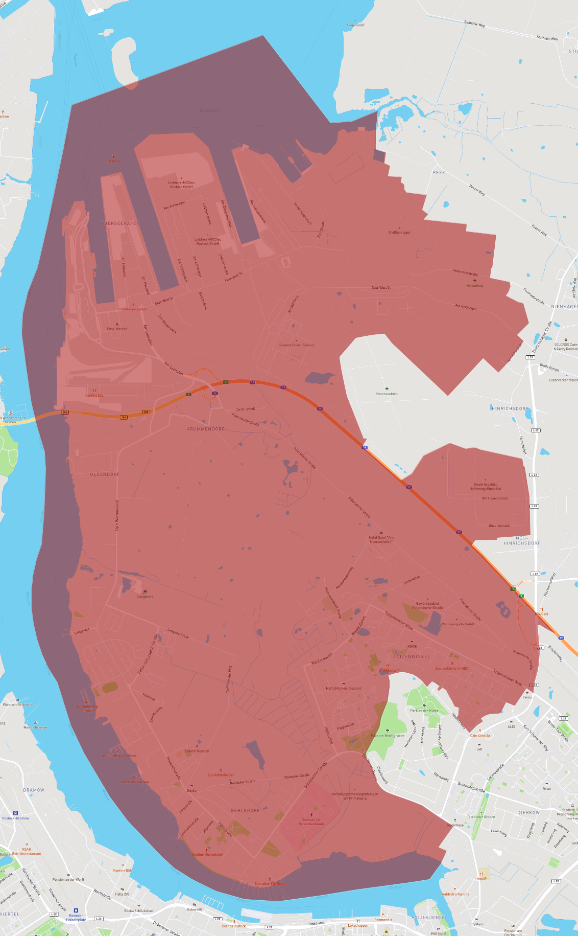 Postleitzahl 18147 Rostock