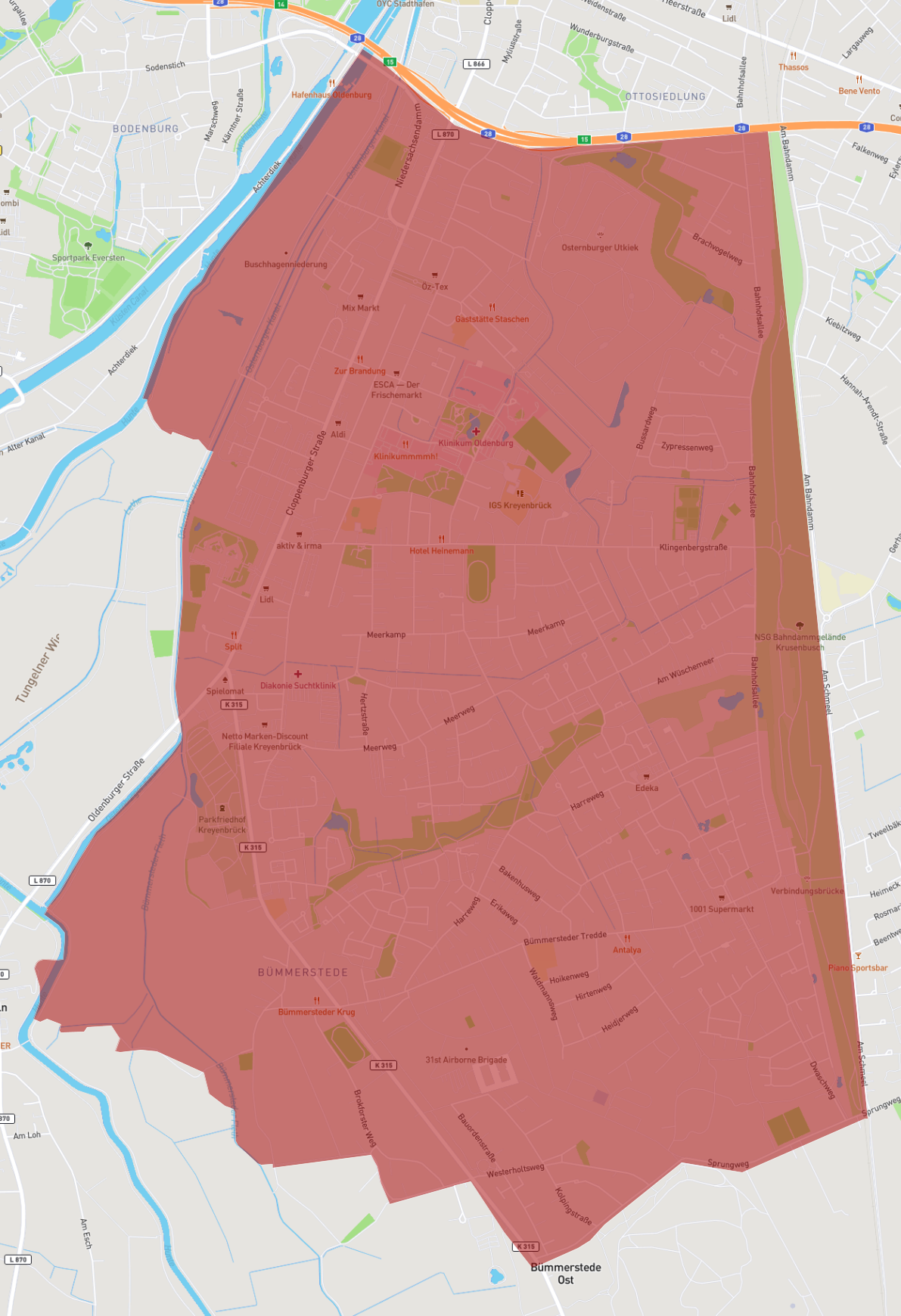 Postleitzahl 26133 Oldenburg