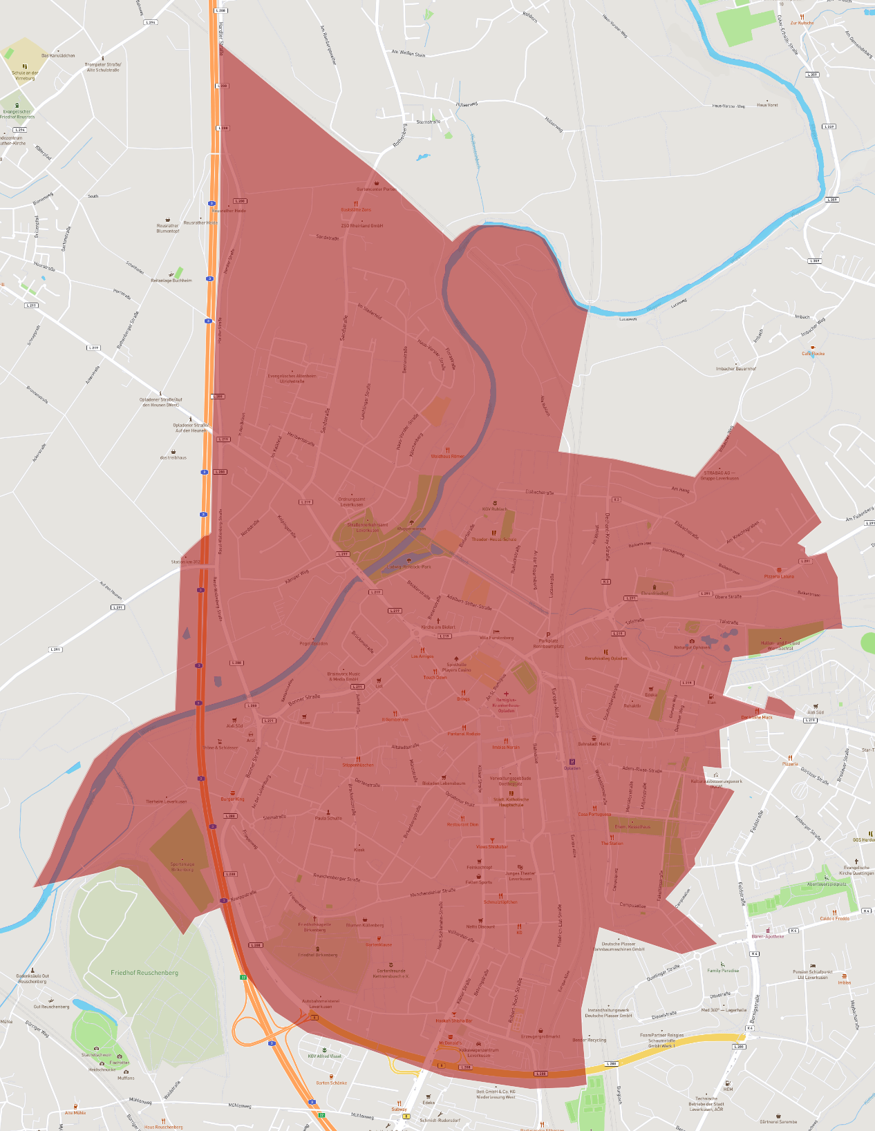 Postleitzahl 51379 Leverkusen